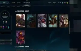 CONTA DE LEAGUE OF LEGENDS