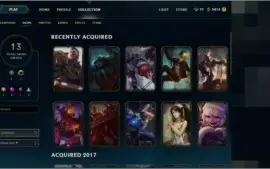 CONTA DE LEAGUE OF LEGENDS
