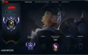 conta d1 LOL, sem email confirmado