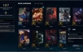 conta d1 LOL, sem email confirmado