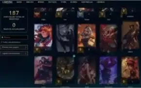 conta d1 LOL, sem email confirmado