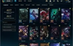 Conta diamante 1 com 155 champs e 132 skins + 1 Prestigio