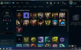 Conta lol diamante 4 65% Win Rate