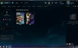 Conta lol diamante 4 65% Win Rate