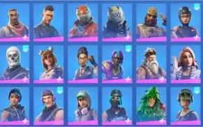 CONTA FORTNITE SEASON 1! (CAVALEIRO NEGRO)