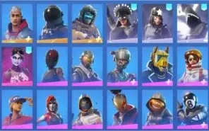 CONTA FORTNITE SEASON 1! (CAVALEIRO NEGRO)