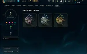 Diamante 4 com 30 Champs e 6 Skins