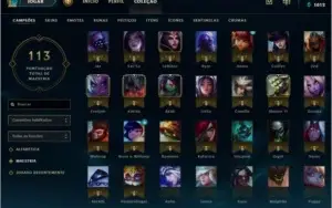 Conta Diamante 1 s9 mestre s8  85 campeões