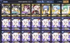 [Global] AzurLane LVL75 Ibuki 2D Skin + Various SSR Ships