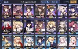 [Global] AzurLane LVL75 Ibuki 2D Skin + Various SSR Ships