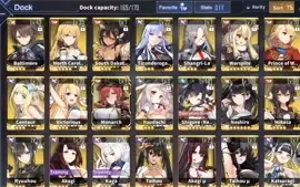 [Global] AzurLane LVL75 Ibuki 2D Skin + Various SSR Ships