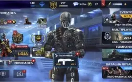Conta Modern combat 5 VIP 9 para iOS!