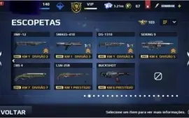 Conta Modern combat 5 VIP 9 para iOS!