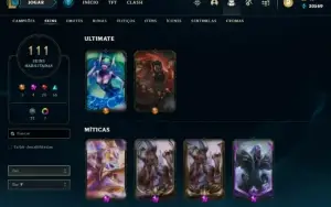 Conta LOL Main Pyke LV 255 (111 Skins) (Unranked)