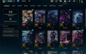 Conta Ferro 1 com 26 Champs e 9 Skins