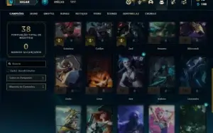 Conta Ferro 1 com 26 Champs e 9 Skins