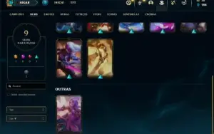 Conta Ferro 1 com 26 Champs e 9 Skins