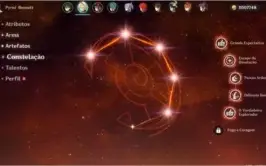 Genshin Impact AR 56 / 8 personagens 5* e 3 armas 5*