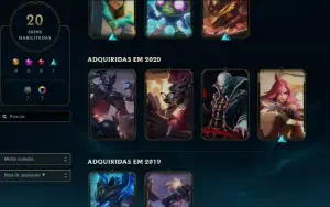 Conta Diamante Ii Main Katarina 20 Skins!