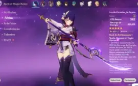 Genshin Impact Ar51 Raiden C5 + Biss Sara C6 Bennett C6 Chev