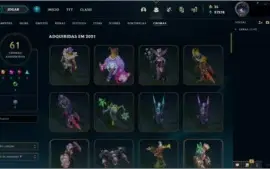 Conta LOL - 214 skins / Full champion