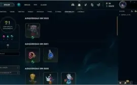 Conta LOL - 214 skins / Full champion