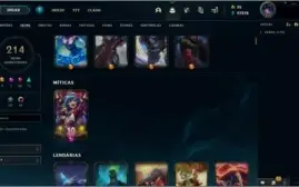 Conta LOL - 214 skins / Full champion