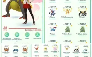 Conta pokémon Go LV 38