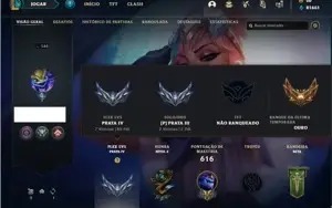 Conta prata 3 com TODOS os champs e 195 Skins ( Nivel 548 )