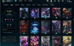Conta prata 3 com TODOS os champs e 195 Skins ( Nivel 548 )