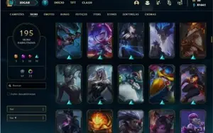 Conta prata 3 com TODOS os champs e 195 Skins ( Nivel 548 )