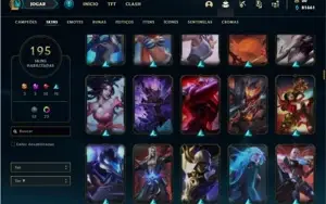 Conta prata 3 com TODOS os champs e 195 Skins ( Nivel 548 )