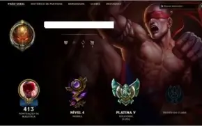 Conta de League of Legends Platina V 211 skins, 143 Icones.