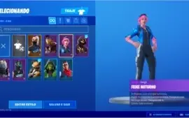 Conta Ikonik com algumas skins