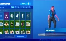 Conta Ikonik com algumas skins