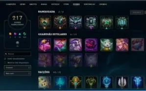 Conta diamante 1 ~ 188 skins