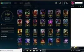 Conta platina 5 League of Legends