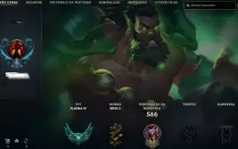 Conta LOL com mais de 145 campeoes e 67 skin + 26 sentinela