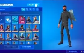 CONTA FORTNITE COM MUITAS SKINS, ACESSORIOS E SALVE O MUNDO.