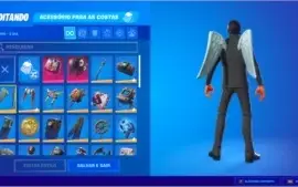 CONTA FORTNITE COM MUITAS SKINS, ACESSORIOS E SALVE O MUNDO.
