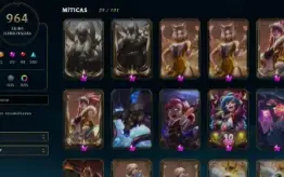 Vendo Conta League Of Legends Com 964 Skins