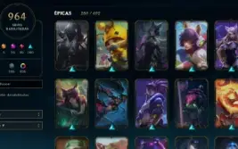 Vendo Conta League Of Legends Com 964 Skins