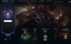 🔴CONTA LEAGUE OF LEGENDS DE 2016, COM SKINS RARAS.🔴