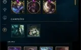 Conta LoL Platina 4 + 21 skins (email n verificado)
