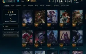 Prata 1 com 95 Champs e 40 Skins