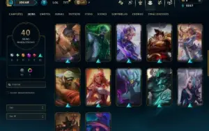 Prata 1 com 95 Champs e 40 Skins
