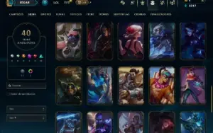 Prata 1 com 95 Champs e 40 Skins
