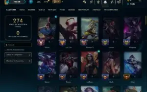 Prata 1 com 95 Champs e 40 Skins