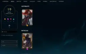 Conta League Of Legends PLATINA