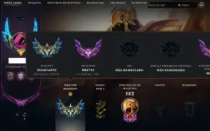 Conta Lol Challenger Flex/Mestre soloq Handlvl Season 4